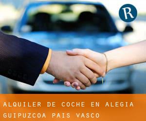 alquiler de coche en Alegia (Guipúzcoa, País Vasco)
