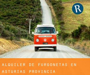 Alquiler de Furgonetas en Asturias (Provincia)