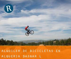 Alquiler de Bicicletas en Alqueria d'Asnar (l')