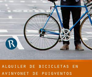 Alquiler de Bicicletas en Avinyonet de Puigventós