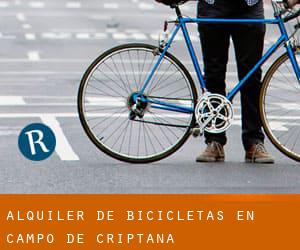 Alquiler de Bicicletas en Campo de Criptana