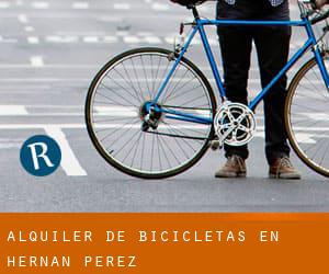 Alquiler de Bicicletas en Hernán-Pérez