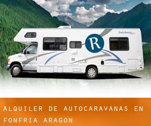 Alquiler de Autocaravanas en Fonfría (Aragón)