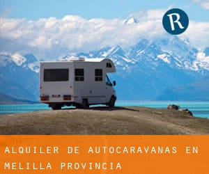 Alquiler de Autocaravanas en Melilla (Provincia)