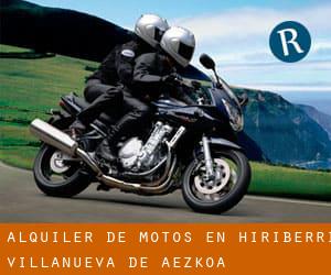 Alquiler de Motos en Hiriberri / Villanueva de Aezkoa
