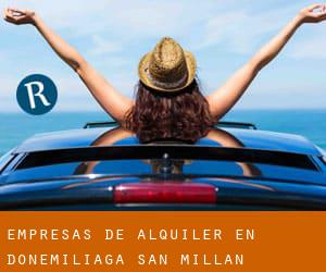 Empresas de Alquiler en Donemiliaga / San Millán